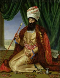 Portrait of Asker-Khan, Ambassador of Persia, in Paris in 1808